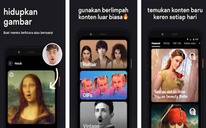 Aplikasi reface app gratis