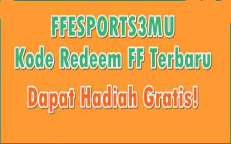 Cara Gunakan FFESPORTS3MU Kode Redeem