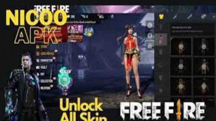 Download Nicoo Apk FF Unlock All Skin Free Fire Terbaru 2022