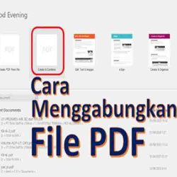 Cara Menggabungkan File PDF Di Android Tanpa Aplikasi