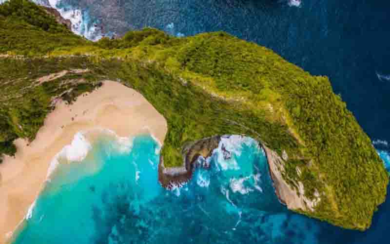 Pantai Kelingking Surga Yang Tersembunyi Di Nusa Penida