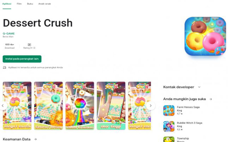 Dessert Crush APK Game