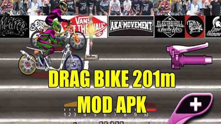 Download Drag Bike 201M Indonesia Mod Apk Terbaru