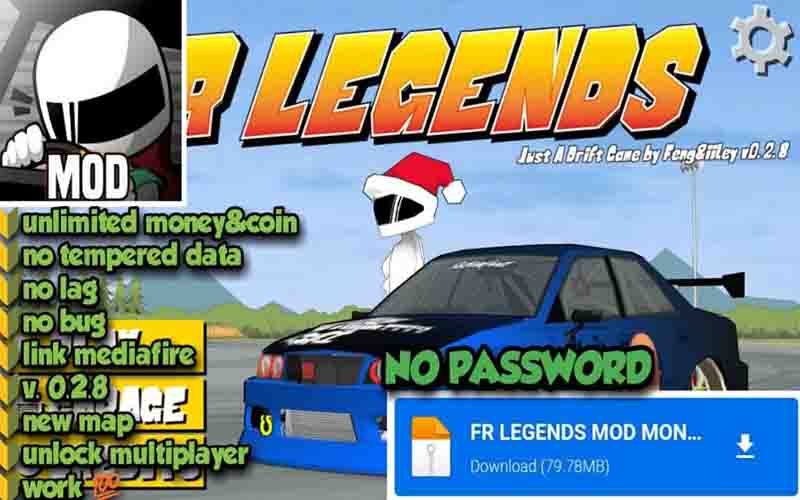 Download FR Legends Mod Apk Unlimited Money 2022