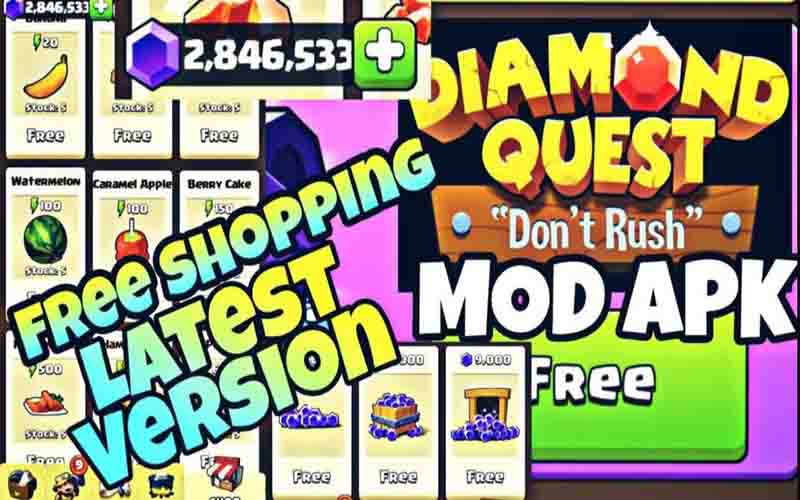 Download Diamond Quest Mod Apk Versi Terbaru 2023
