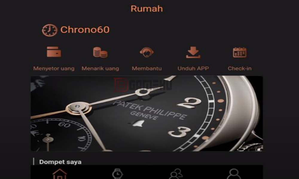 Aplikasi Penghasil Uang Chrono 60